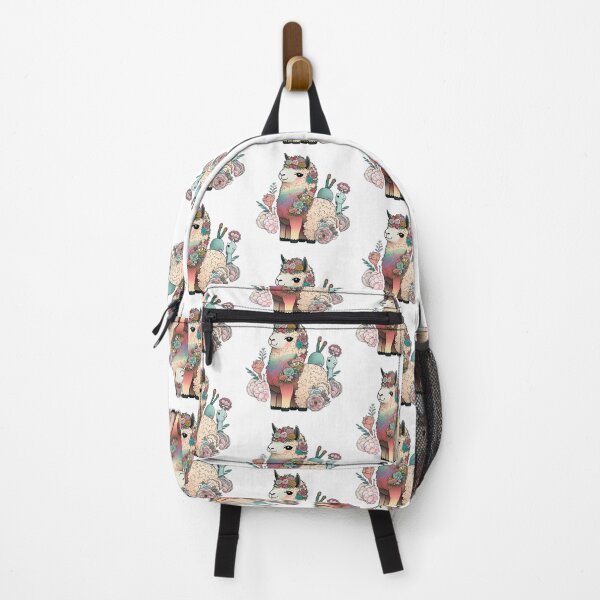 Item preview, Cartoon Floral Llama designed and sold by Fragile Prints.