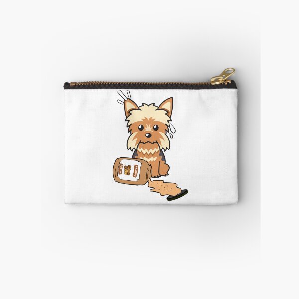Item preview, Cute Yorkshire Terrier spilled a jar of peanut butter designed and sold by Pet Station.