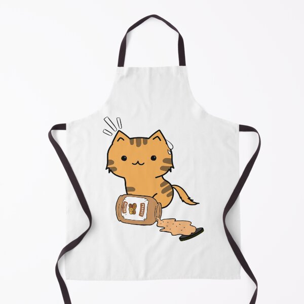 Item preview, Cute Orange Cat spilled a jar of peanut butter designed and sold by Pet Station.