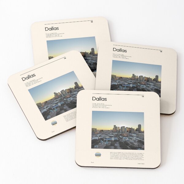 Item preview, Dallas (Travel poster) designed and sold by RabbitK.