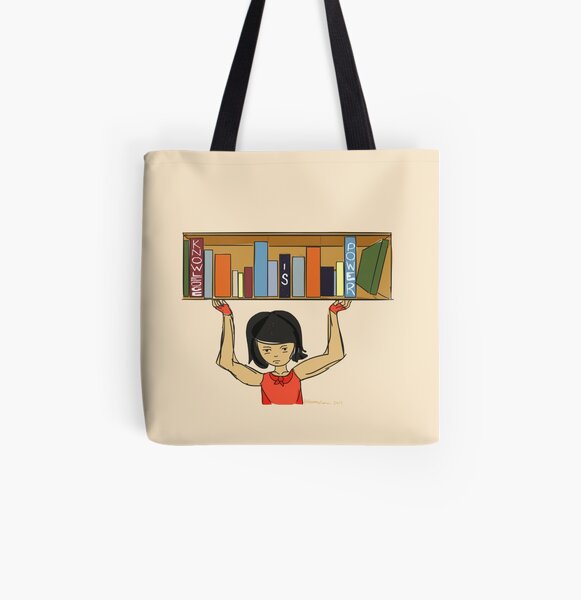 Knowledge Is Power All Over Print Tote Bag