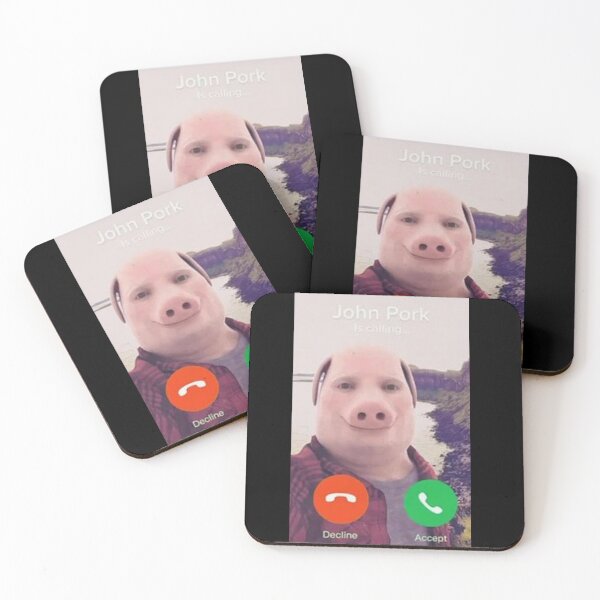 Item preview, John Pork Is Calling Meme designed and sold by austriforest.