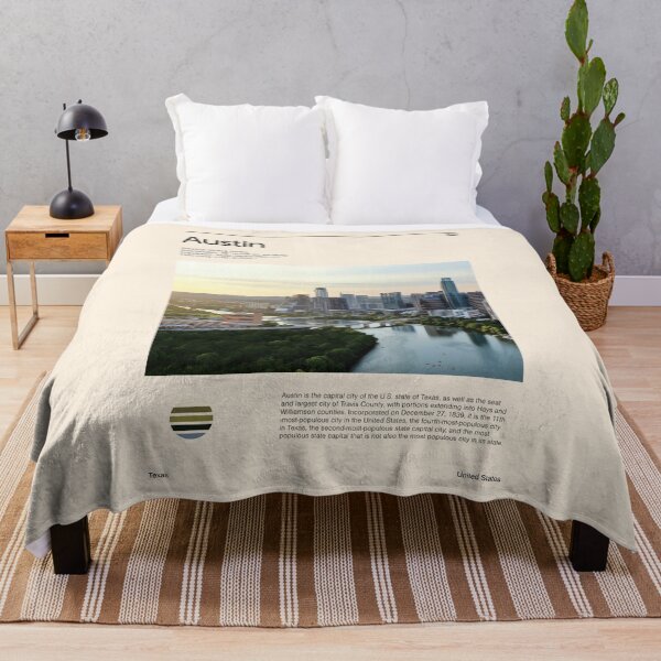 Item preview, Austin (Travel poster) designed and sold by RabbitK.