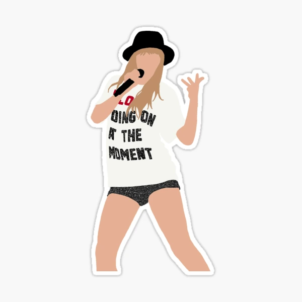 taylor swift lover the man pose | Sticker