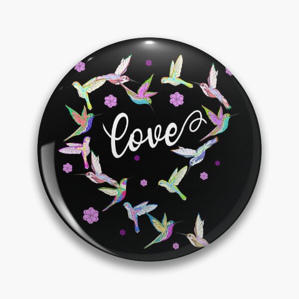 Artikelvorschau, Love Hummingbird Heart Birdwatching Hummingbird Gear entworfen und verkauft von DynamicDesign.