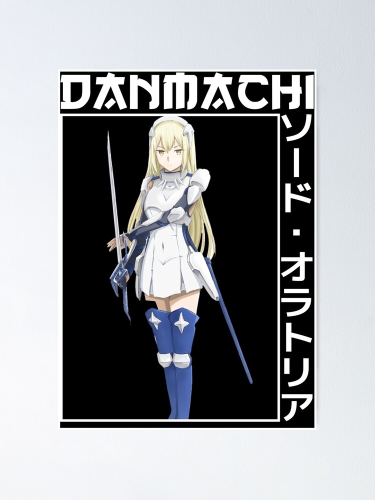 Ryuu Lion DanMachi Anime Girl Waifu Fanart Poster for Sale by