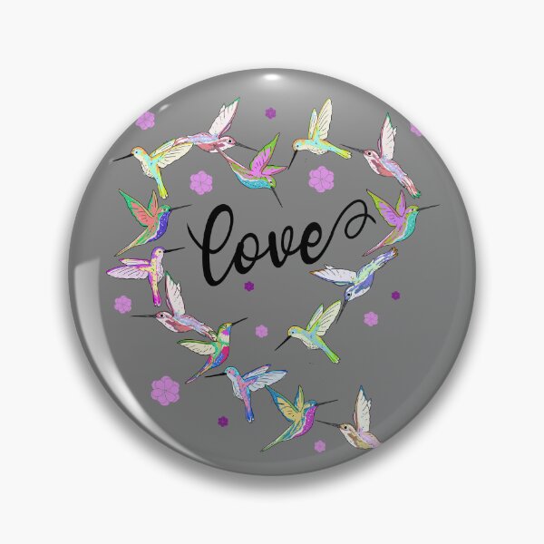 Artikelvorschau, Love Hummingbird Heart Birdwatching Hummingbird Gear entworfen und verkauft von DynamicDesign.