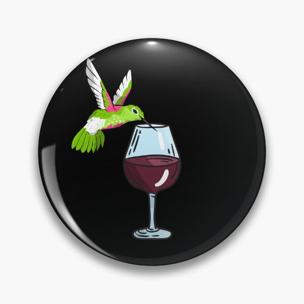 Artikelvorschau, Hummingbird Drinking Wine Birdwatching Hummingbird Gear entworfen und verkauft von DynamicDesign.