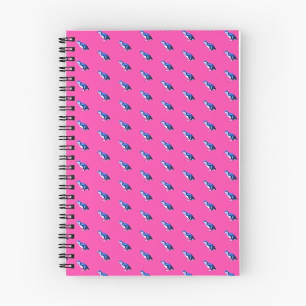 Item preview, SBP Little Blue Penguin (Fuchsia #FC46AA background)  designed and sold by SBPenguins.