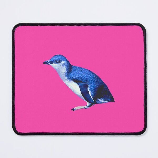 Item preview, SBP Little Blue Penguin (Fuchsia #FC46AA background)  designed and sold by SBPenguins.