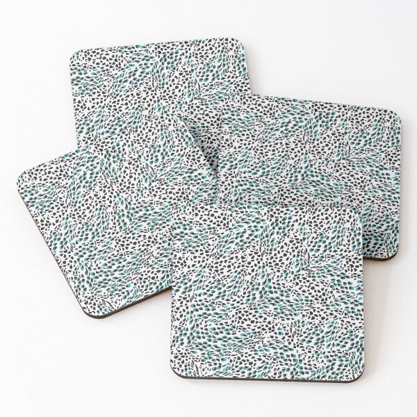 Item preview, Pheasant Feathers - Black/Aqua Blue designed and sold by Sarah Thorpe Designs .