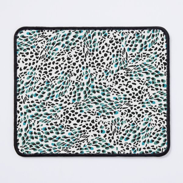 Item preview, Pheasant Feathers - Black/Aqua Blue designed and sold by Sarah Thorpe Designs .