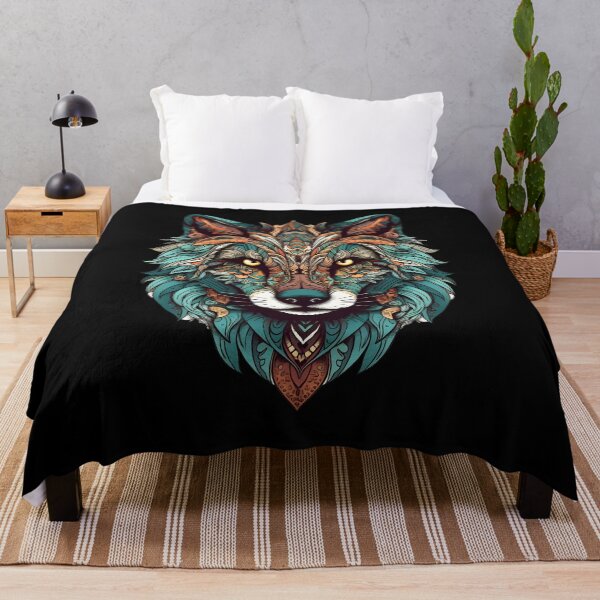 Item preview, Wolf (Ornamental Pattern) designed and sold by SunsetIconic.