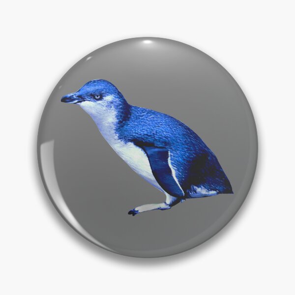 Item preview, SBP Little Blue Penguin (Grey #808080 background)  designed and sold by SBPenguins.