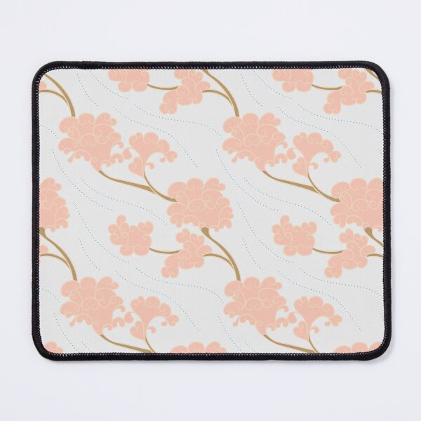 Item preview, Peach pastel cloud tree pattern designed and sold by Anggiena.