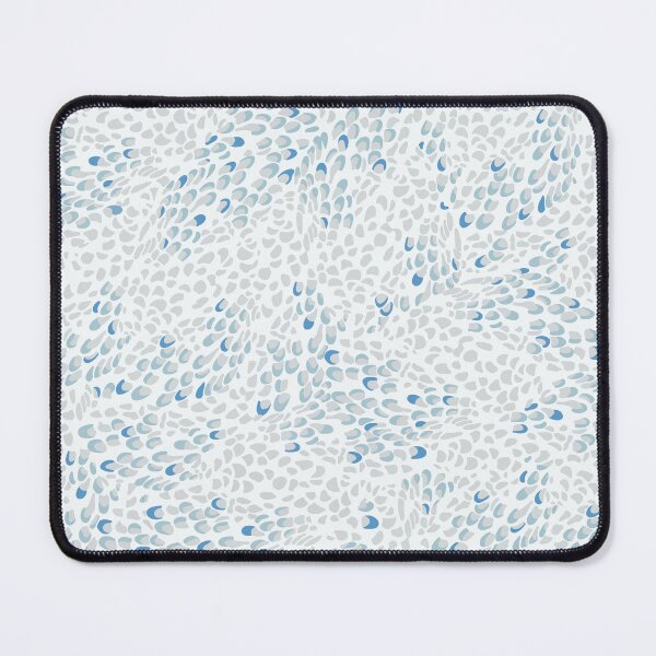 Item preview, Pheasant Feathers - Grey/Blue on White designed and sold by Sarah Thorpe Designs .