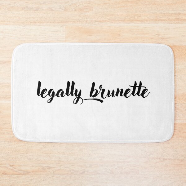 Item preview, legally brunette - simple typography designed and sold by CollageHeaven.