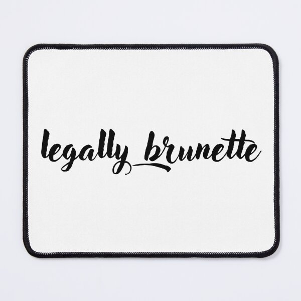 Item preview, legally brunette - simple typography designed and sold by CollageHeaven.