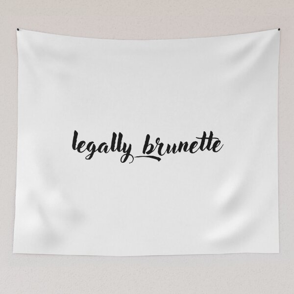 Item preview, legally brunette - simple typography designed and sold by CollageHeaven.