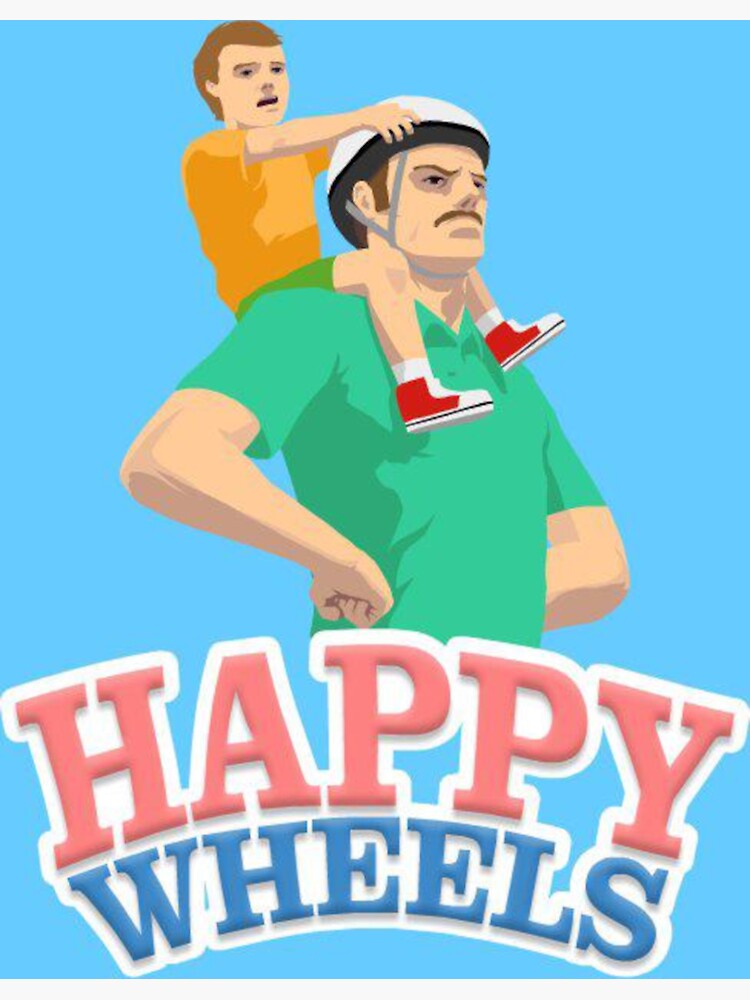 Happy Wheels Stickers for Sale