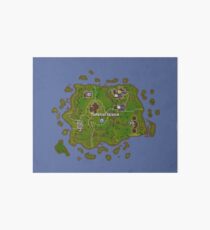 Old School RuneScape Tutorial Island Art Board