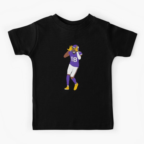 NFL Minnesota Vikings Toddler Boys' Short Sleeve Jefferson Jersey - 2T