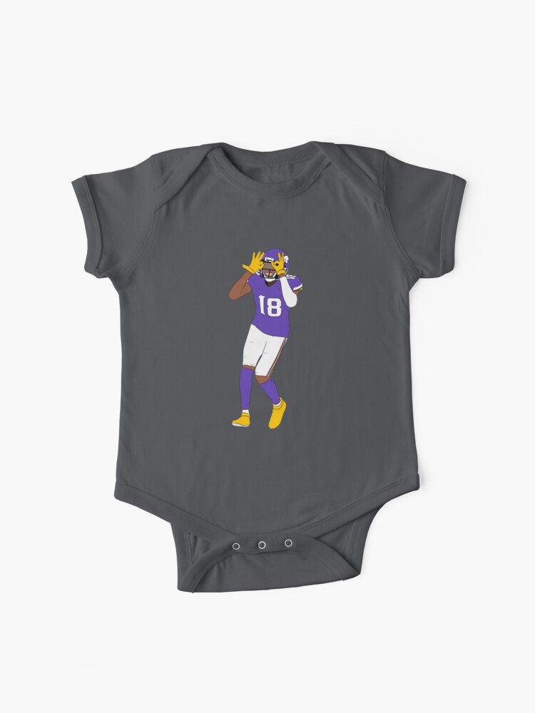 Justin Jefferson Baby Clothes, Minnesota Football Kids Baby Onesie