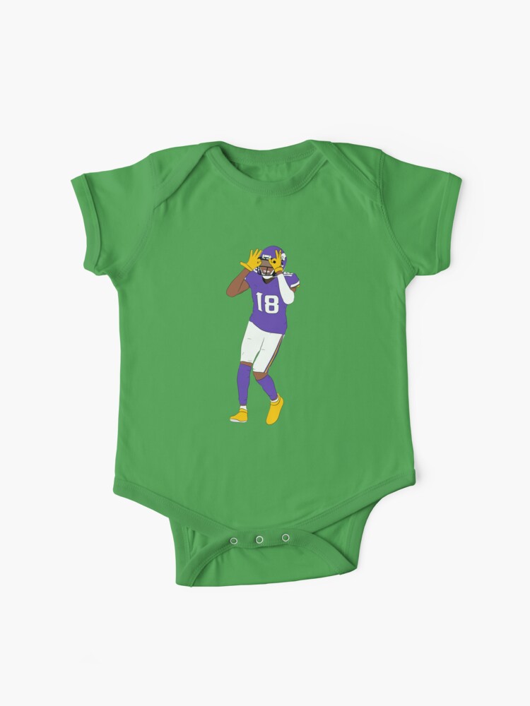 Justin Jefferson Baby Clothes, Minnesota Football Kids Baby Onesie