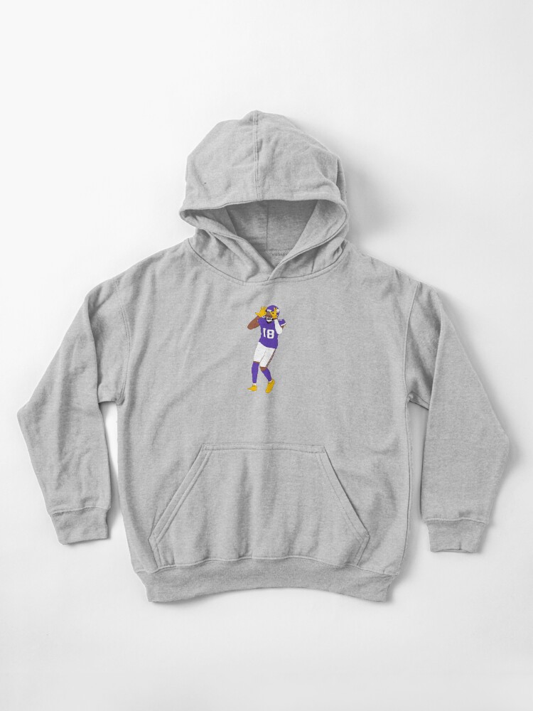 Justin Jefferson Griddy | Kids Pullover Hoodie