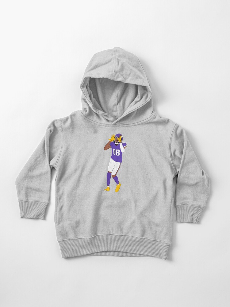 Justin Jefferson Griddy | Toddler Pullover Hoodie