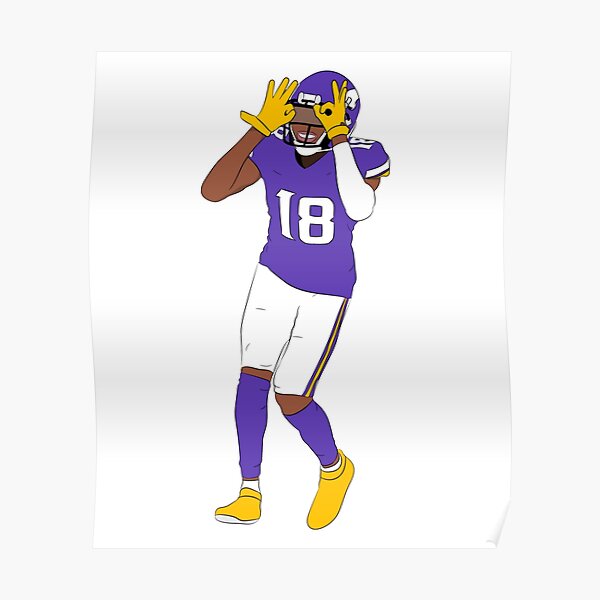 Nike Kids' Minnesota Vikings Justin Jefferson #18 Name & Number T