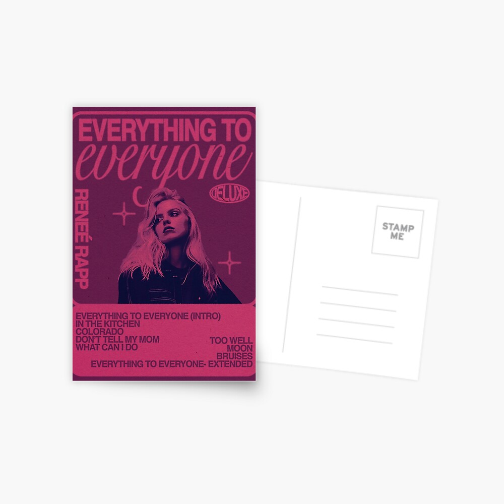 "everything to everyone renee rapp" Poster for Sale by janegerrard ...