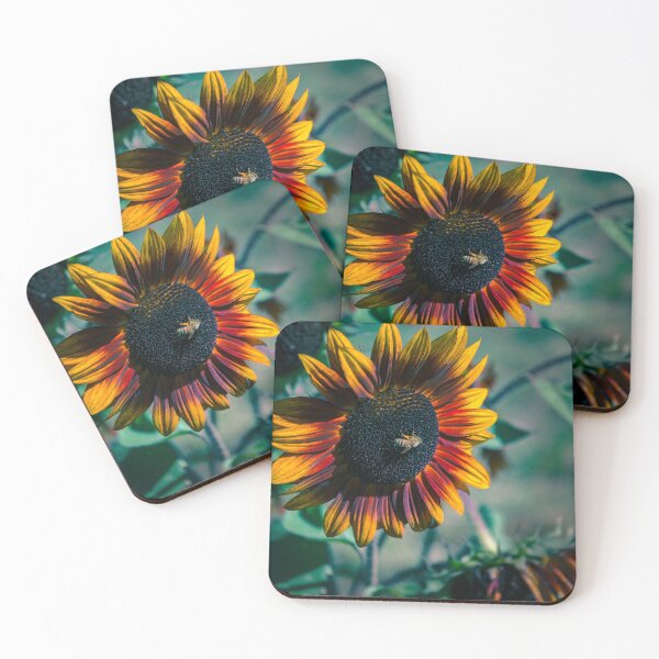 Item preview, Red sunflowers designed and sold by Teniche.