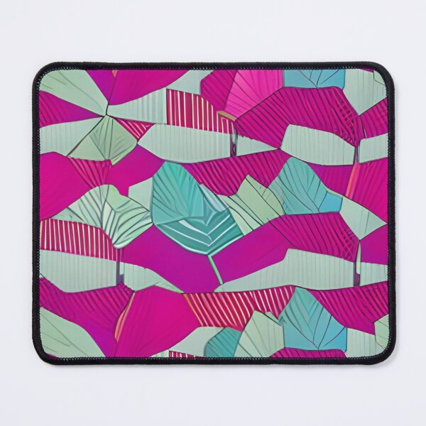 Item preview, Abstract Pink Leaf Mosaic designed and sold by calibrit.