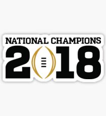 College Football National Champions 2018 Sticker