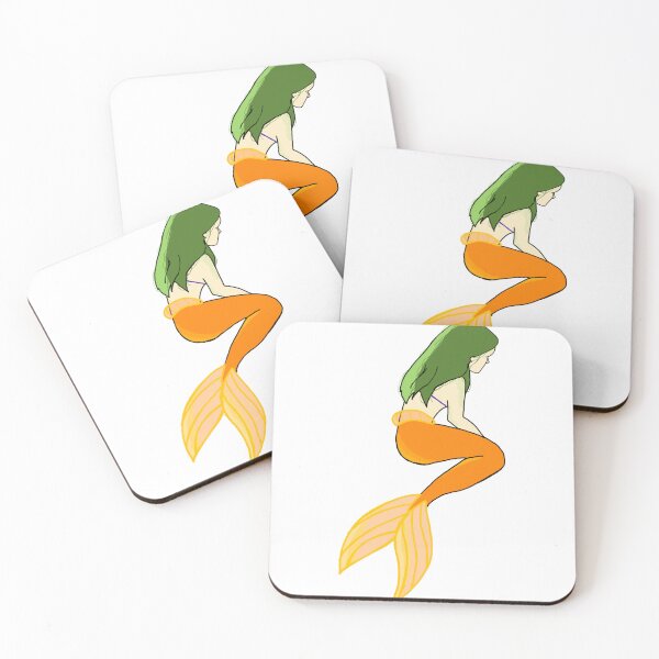 Item preview, Little Mermaid with an Orange Tail designed and sold by JAHahn.