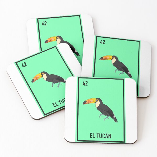 Item preview, 42 El Tucán , the toucan, loteria card animal loteria  designed and sold by DarbyHunterArt.