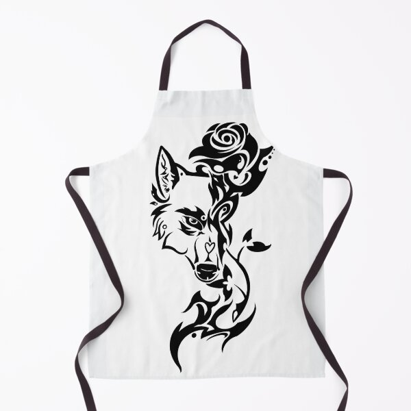 Item preview, Wolf Essential with rose. designed and sold by BIEZAART.