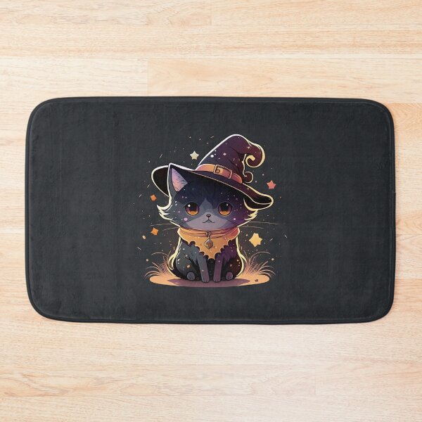 Item preview, Cute Cat Wearing Witches Hat designed and sold by Asuka-Chan.