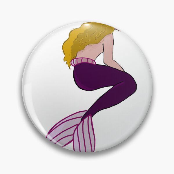 Item preview, Little Mermaid with a Plum Tail designed and sold by JAHahn.