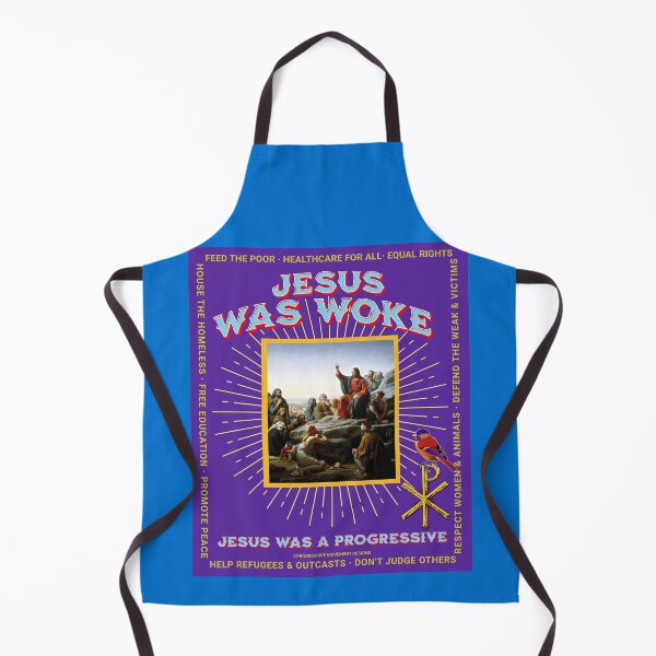 Item preview, PMD00781 Progressive Movement Designs Jesus Was Woke design shows you are woke and support progressive policy goals for Christian progressive Democrats Independents and Bernie Sanders supporters designed and sold by ProgressiveLeft.