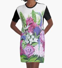 Natalies Blumenstrauß T-Shirt Kleid