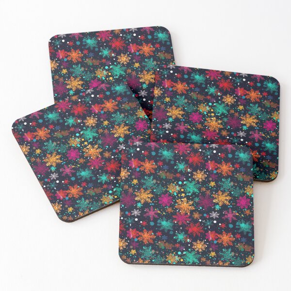 Item preview, Pattern Colorful Winter Snowflakes Cartoon Style designed and sold by Arncil.