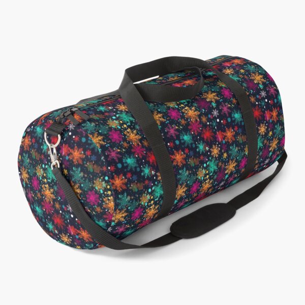 Artikelvorschau, Pattern Colorful Winter Snowflakes Cartoon Style entworfen und verkauft von Arncil.