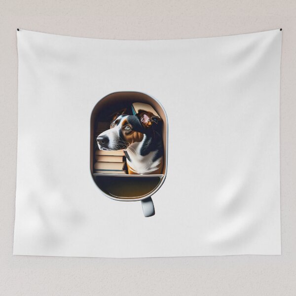 Item preview, Dog Coffee Books and justice designed and sold by mtamri.