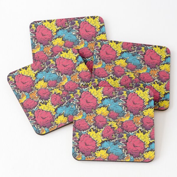 Item preview, Pattern Comic Vibrant Explosions Cartoon Style designed and sold by Arncil.