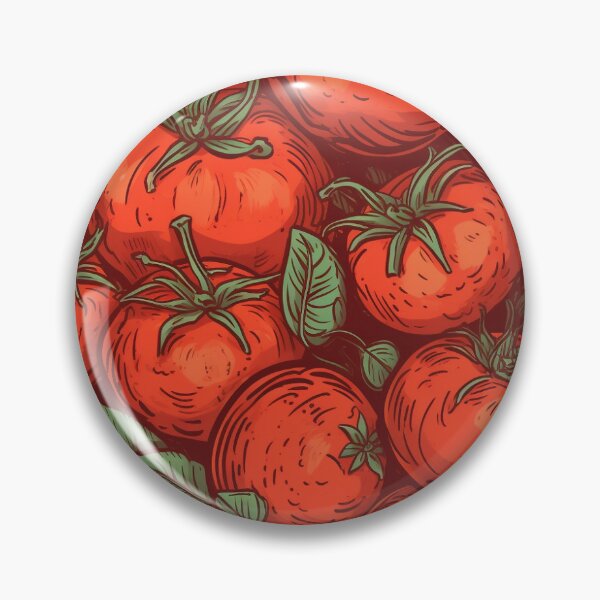 Artikelvorschau, Pattern Vibrant Red Tomatoes Cartoon Style entworfen und verkauft von Arncil.