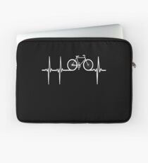 Cycling Heartbeat Laptop Sleeve
