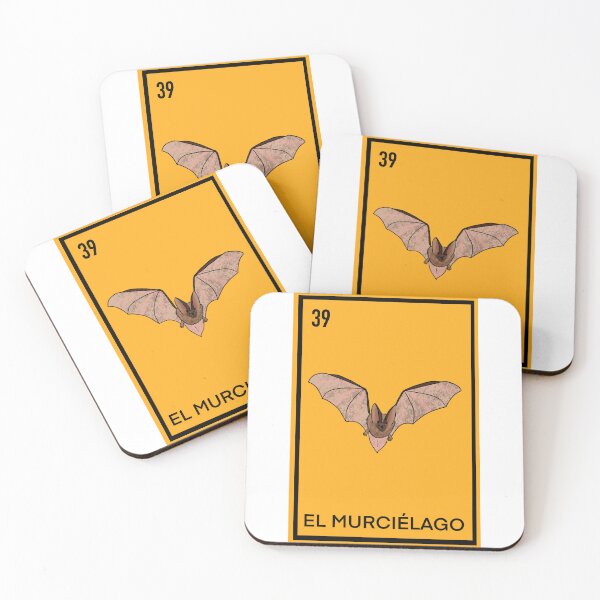 Artikelvorschau, 39 El murciélago , die Fledermaus, Loteriakarte Tierloteria entworfen und verkauft von DarbyHunterArt.