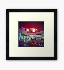 Old Diner Framed Print